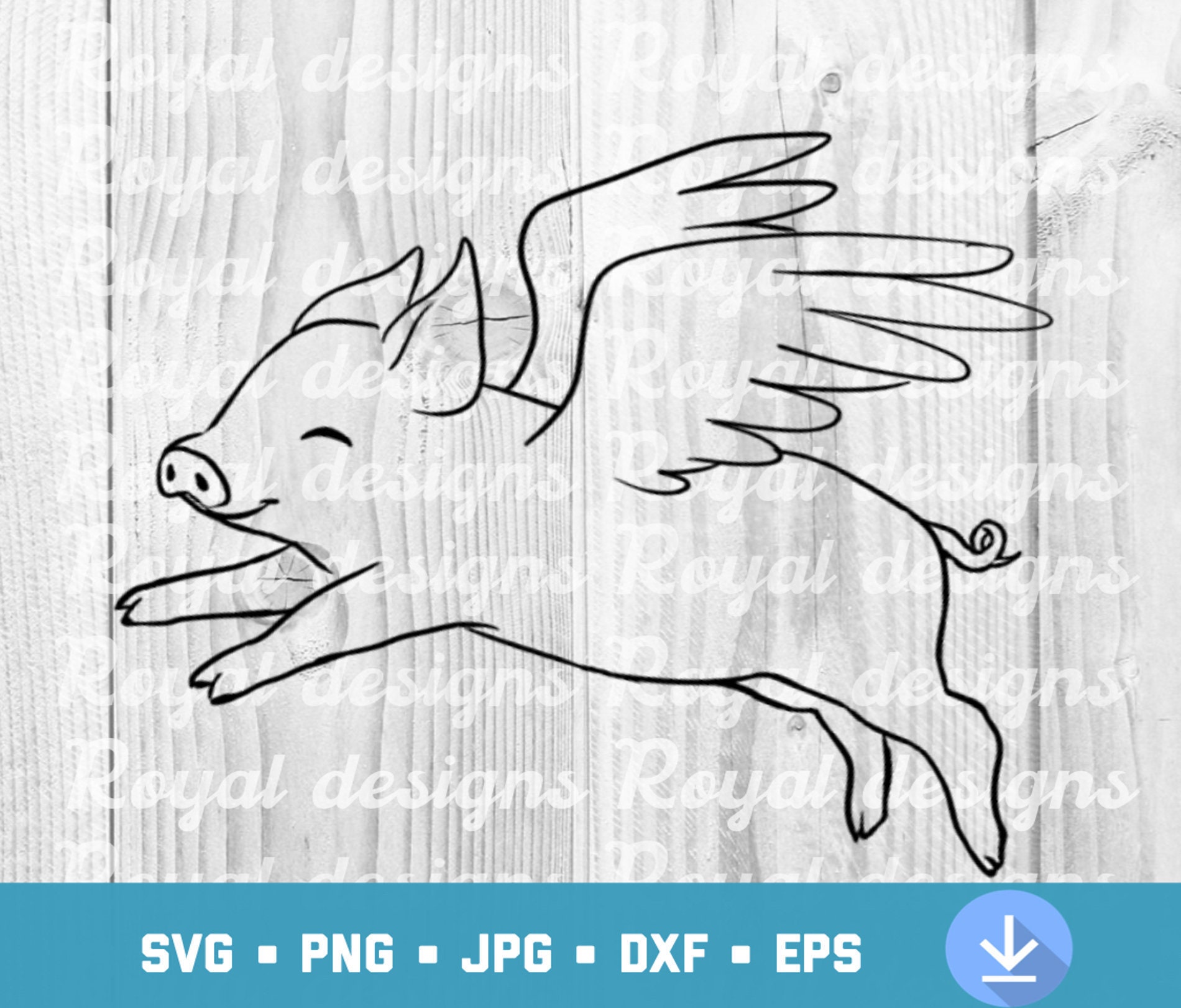 Flying Pig Design - Etsy Flying Pig Design - Etsy