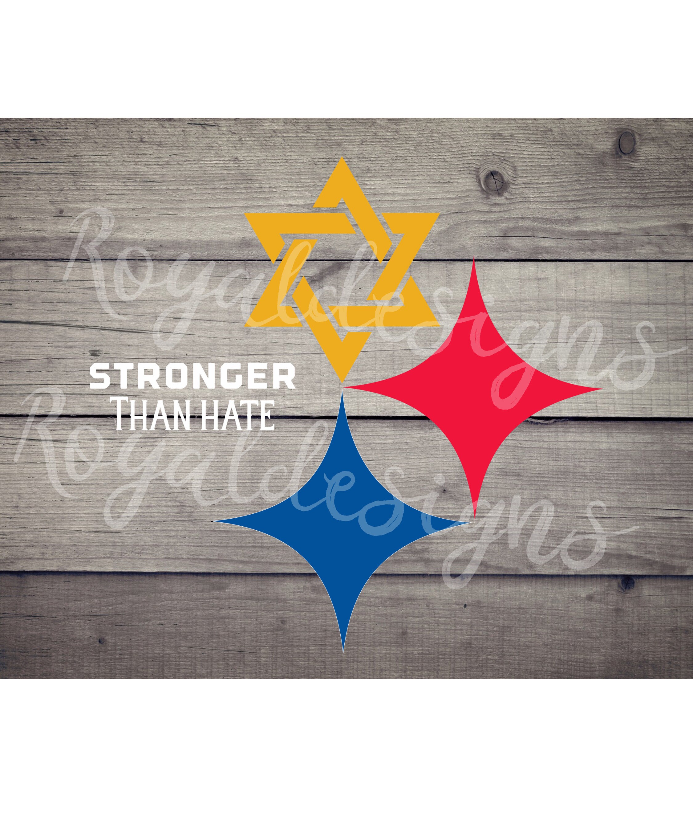Stronger Than Hate SVG Pittsburgh Strong jpg eps dxf png | Etsy