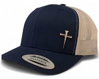Nail Cross Trucker Hat – Christian Snapback Mesh Cap