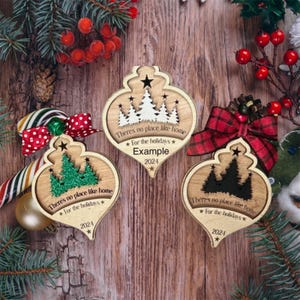 There’s No Place Like Home&quot; Christmas Ornament - 2024