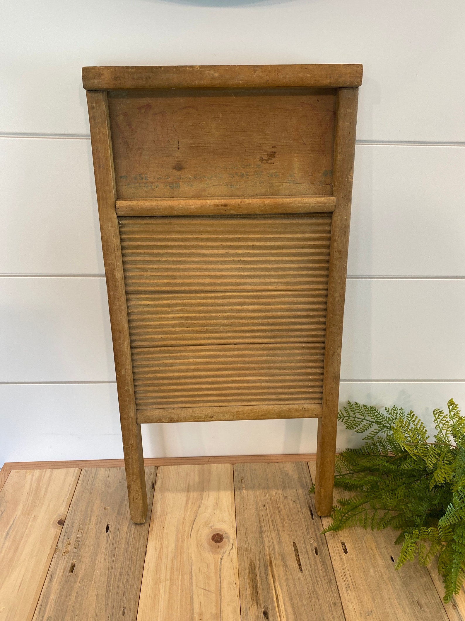 Vintage National Victory Wood Washboard Vintage Wood Etsy