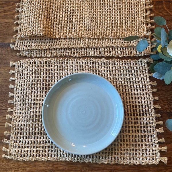 Vintage Woven Placemats, Set of 4