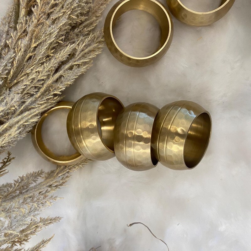 BRASS NAPKIN RINGS