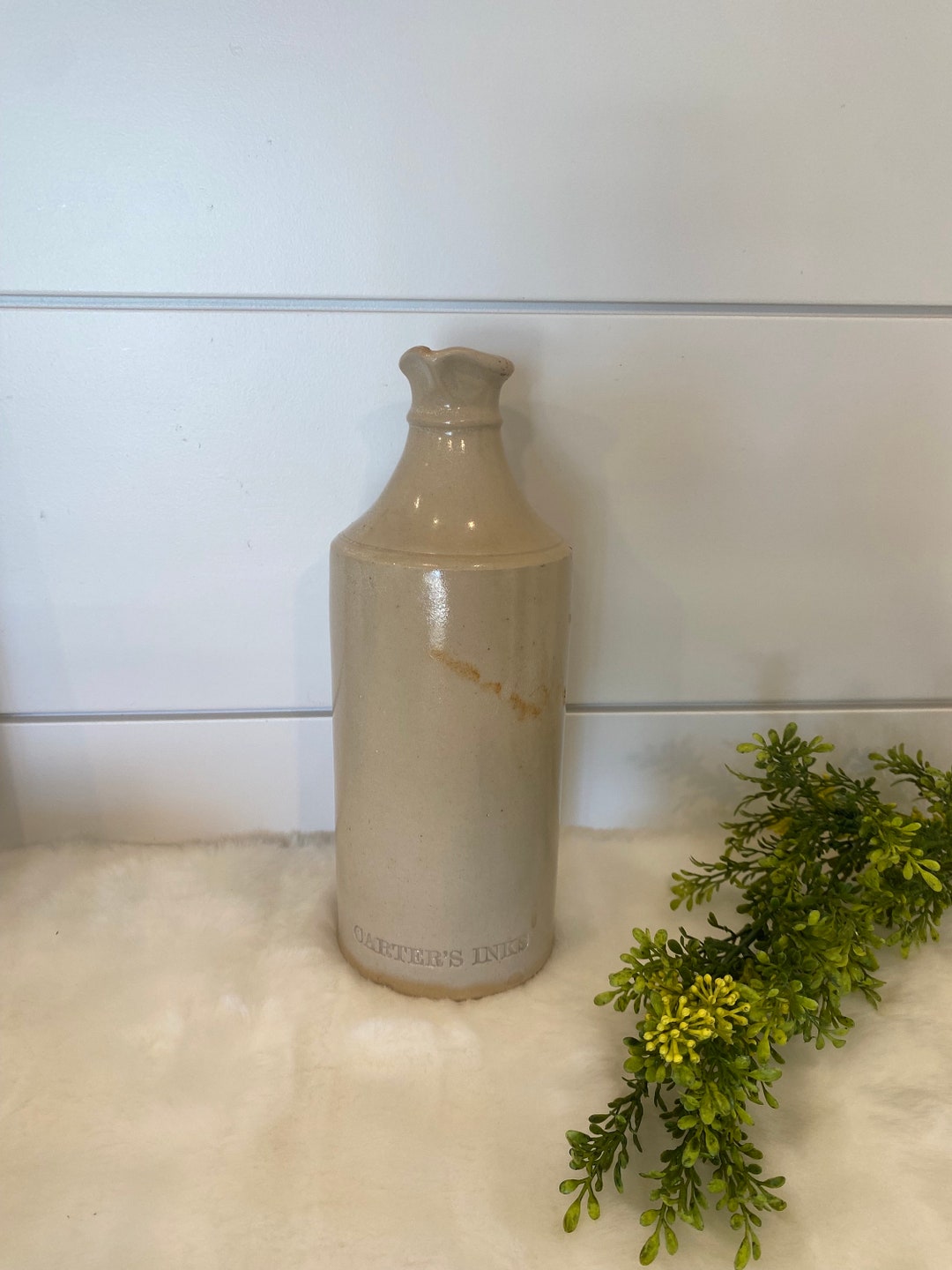 Vintage Carters Inks Bottle, Vintage Stoneware Crock Bottles, Vintage ...