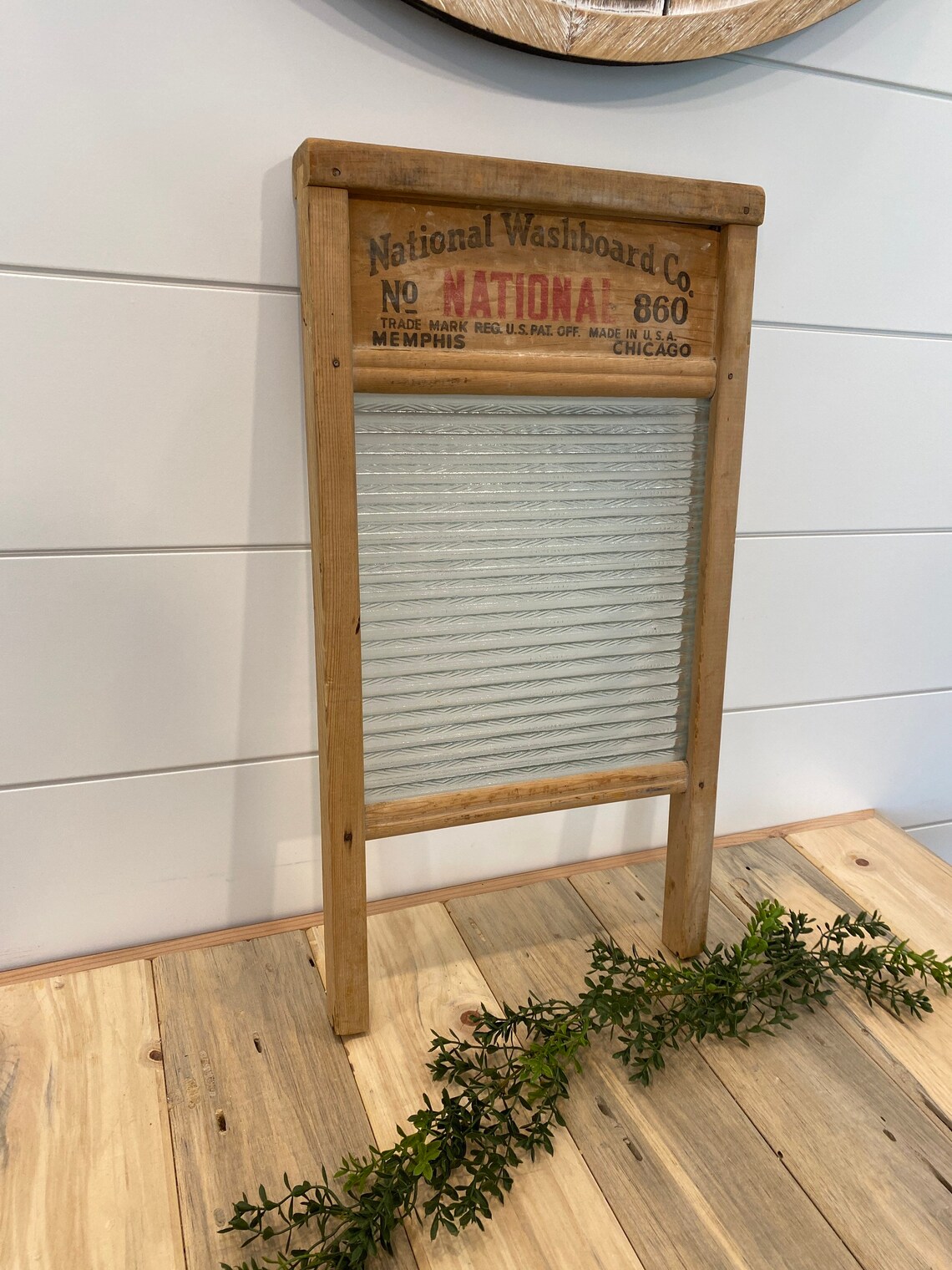 Vintage National Glass Washboard Vintage Glass Washboard Etsy