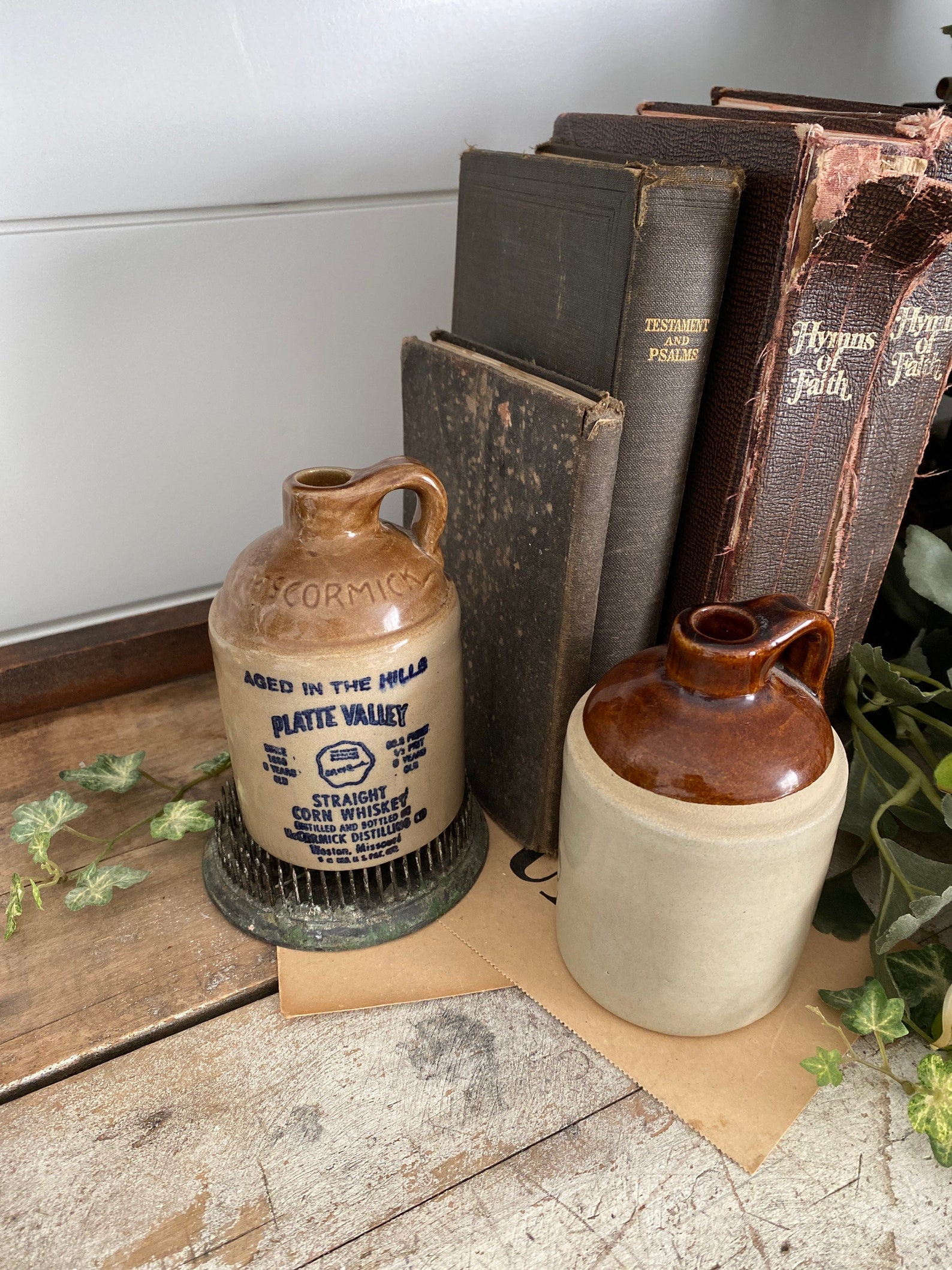 McCormick Whiskey Jug Vintage Crock Jug Etsy