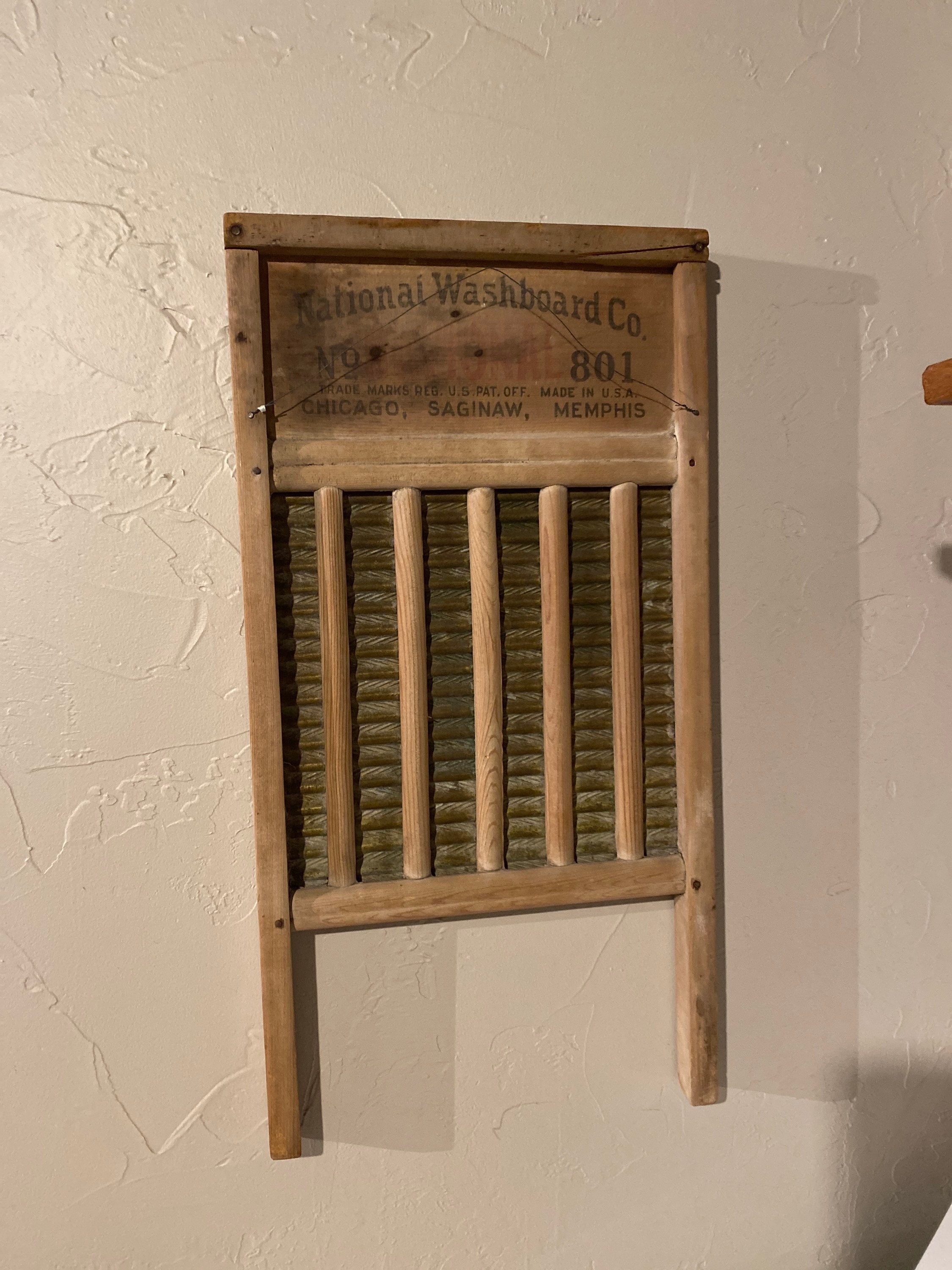 Vintage Top Notch Brass Washboard Vintage Metal Maid Rite Etsy.de