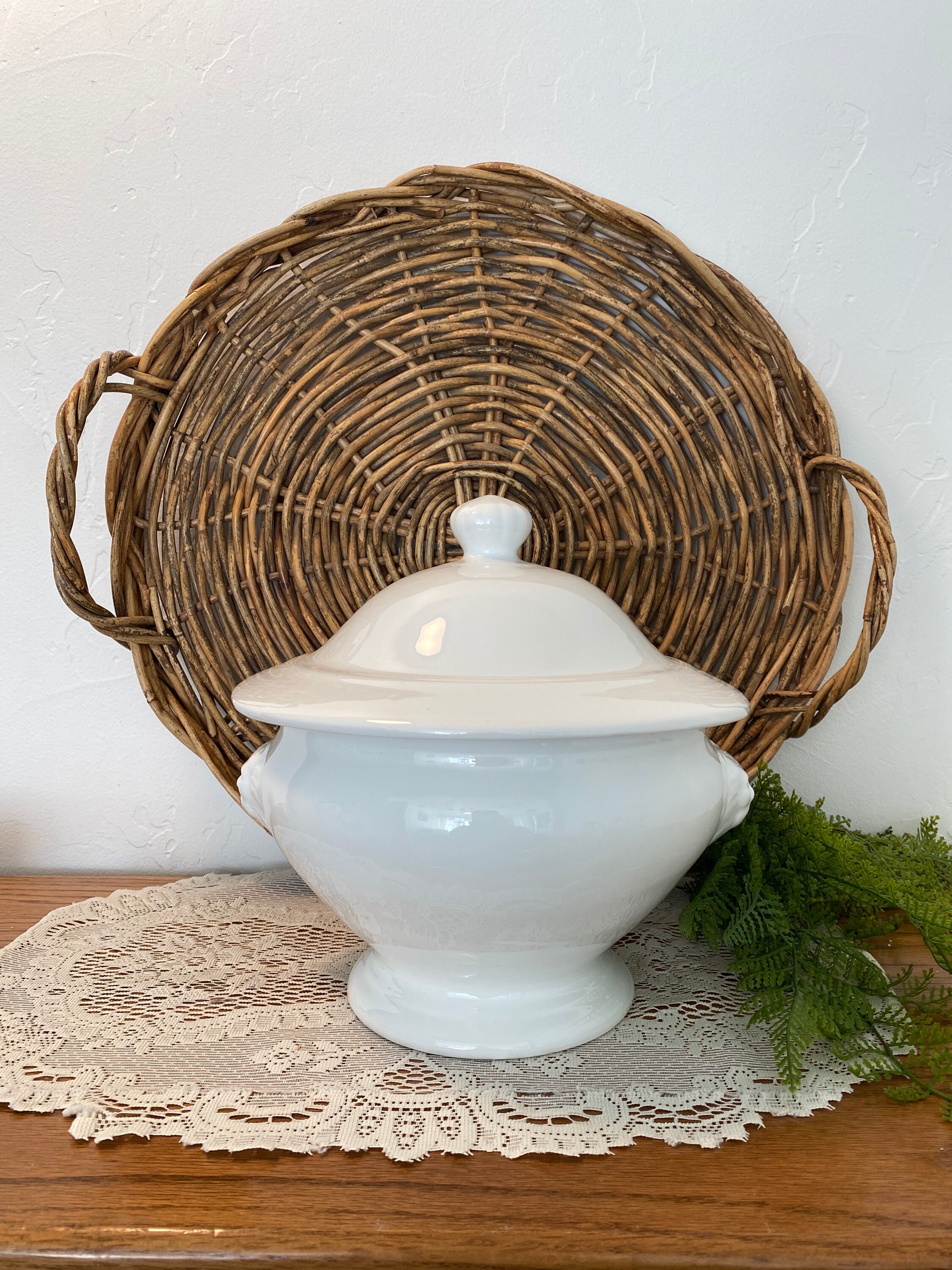 Vintage Soup Tureen Covered Serving Dish Tureen Serving Etsy