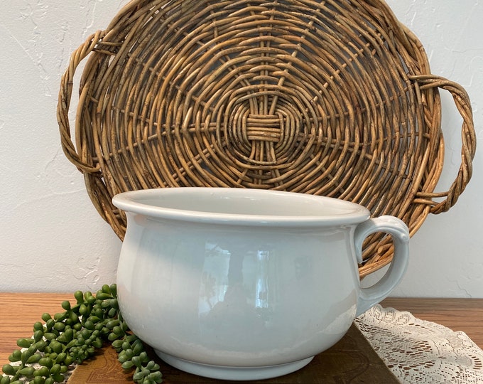 Antique Alfred Meakin Chamber Pot, Antique Ironstone Chamber Pot, Made in England Etsy