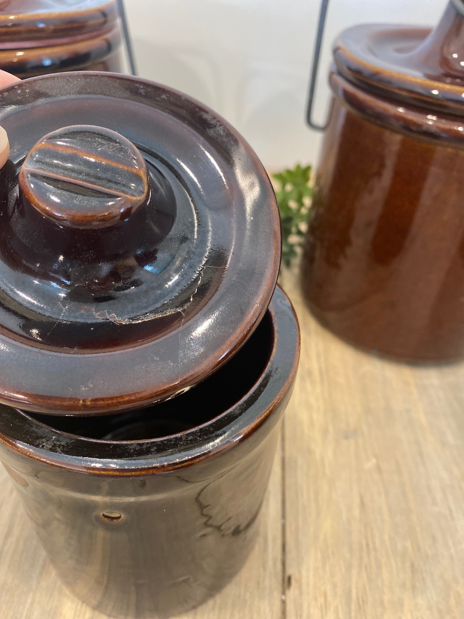 Vintage Extra Large Cheese Crock Stoneware Crocks Etsy