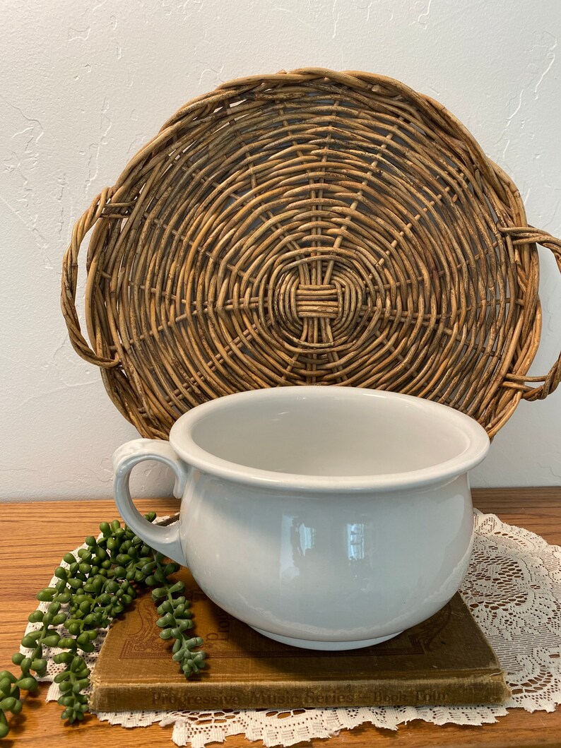 Antique Alfred Meakin Chamber Pot Antique Ironstone Chamber Etsy