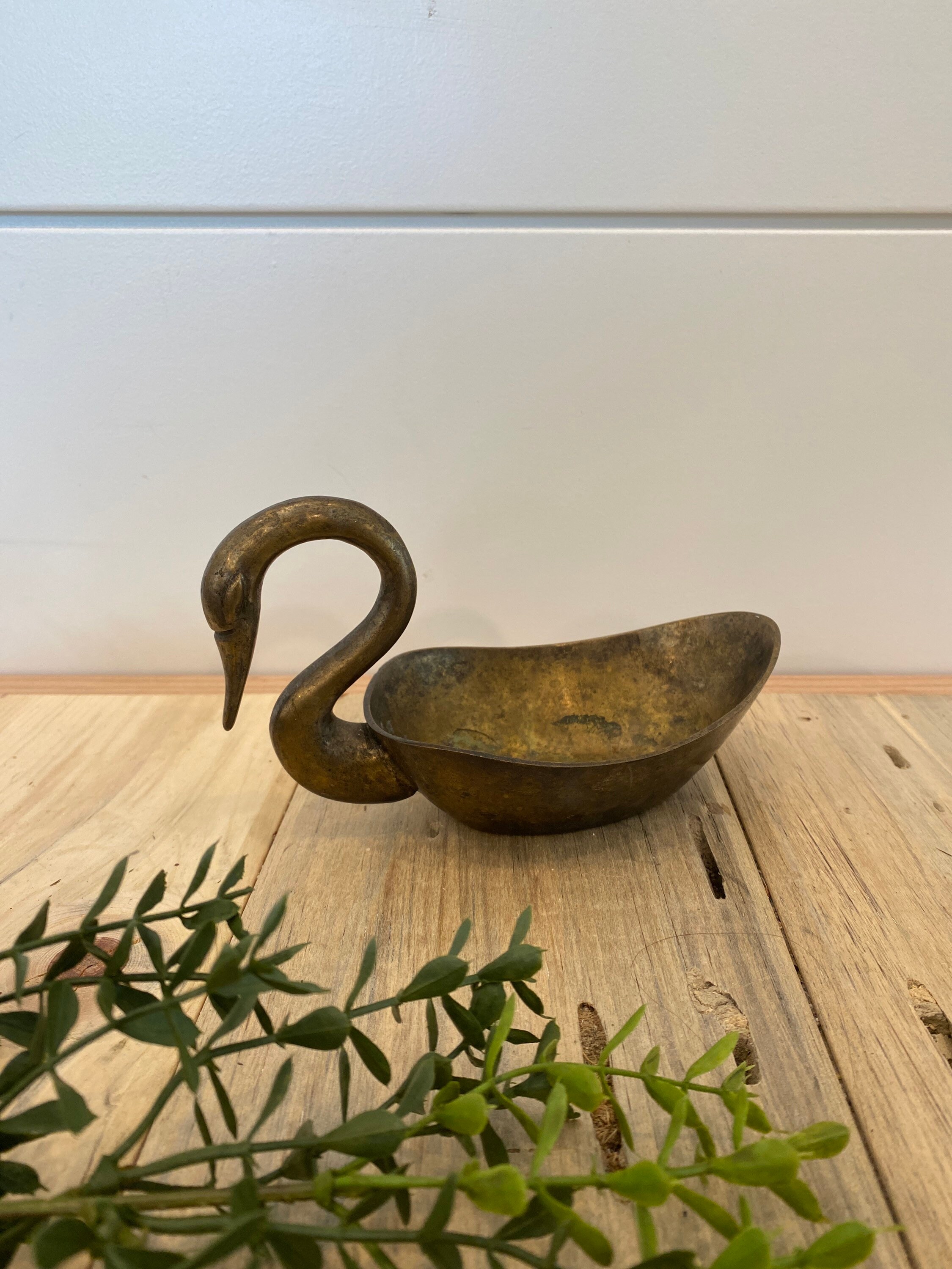 Vintage Solid Brass Duck Soap Dish Brass Trinket Dish Etsy