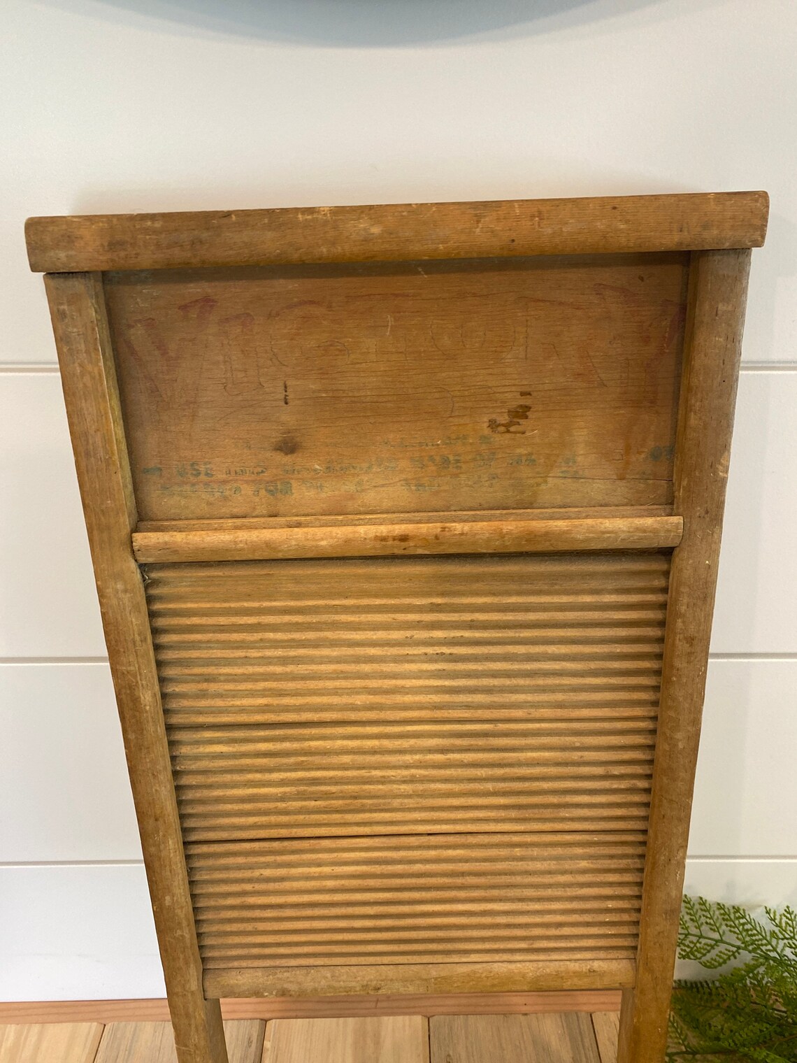 Vintage National Victory Wood Washboard Vintage Wood Etsy