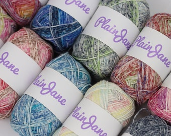 10 self-strip Sport Cotton Acrylic Yarn Ideal for double knitting, interlocking, blankets, clothes
