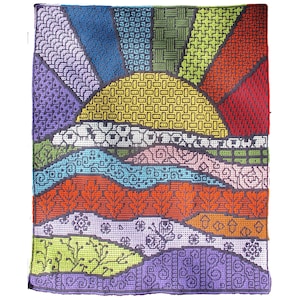 Sunshine Interlocking Blanket  DIY Kit
