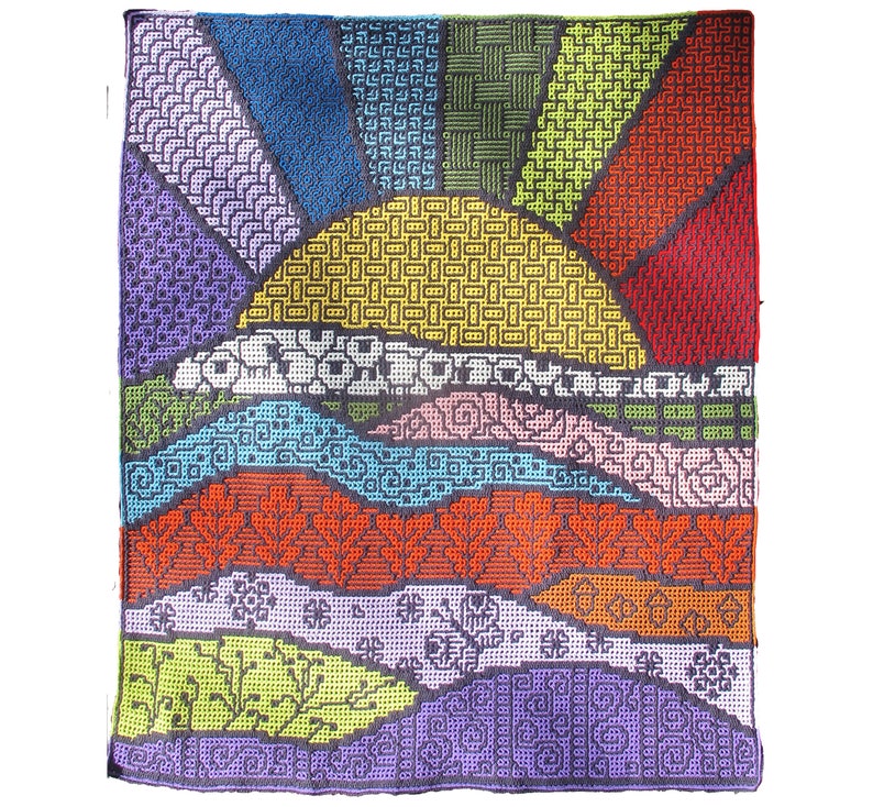 Sunshine Interlocking Blanket DIY Kit Etsy