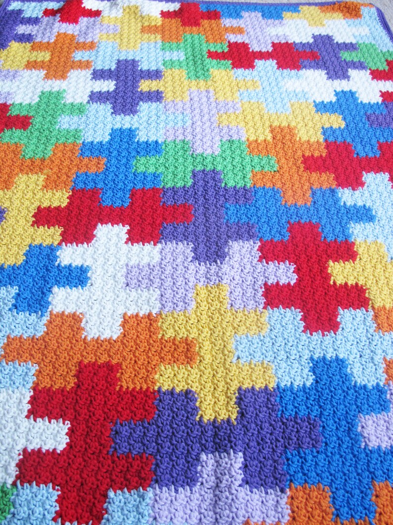 Puzzles Blanket DIY Kit Etsy