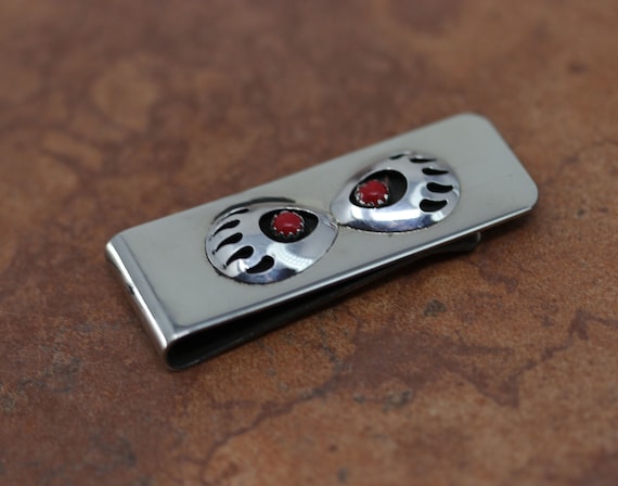 小物 Navajo Money Clip navajo-turquoise-coral-