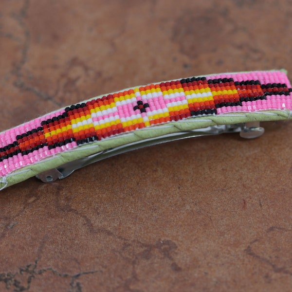 Navajo Beaded Barrette Native American Jewelry