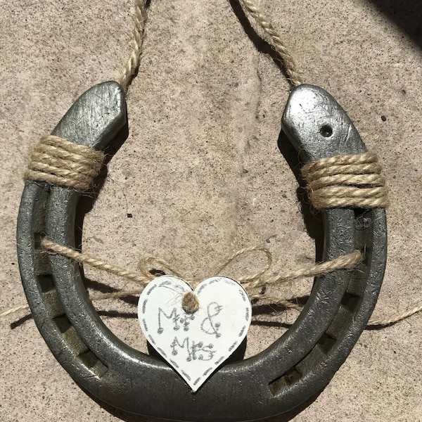 Real wedding horseshoe