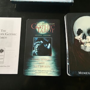 Bohemian Gothic Tarot, Magic Realist Press, 2010, 2nd Edition, HTF, OOP, Karen Mahony, Alex Ukolov