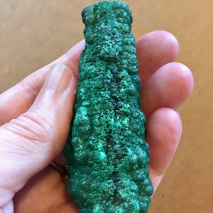 RARE, Fragile, Natural Malachite Stalactite