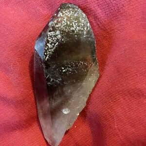 Tabular Smoky Quartz Growth Interference, Self-Healing Zomba, Malawi, Africa