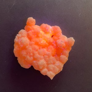 Manganoan Calcite Cluster, Fluoresces! ZA-12-22-0243