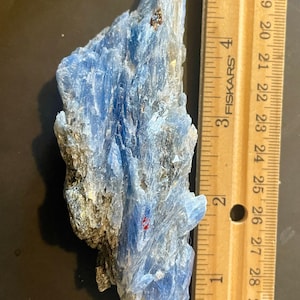 Beautiful Ocean Kyanite Quartz with mica and Ruby (?) ZA2357-1