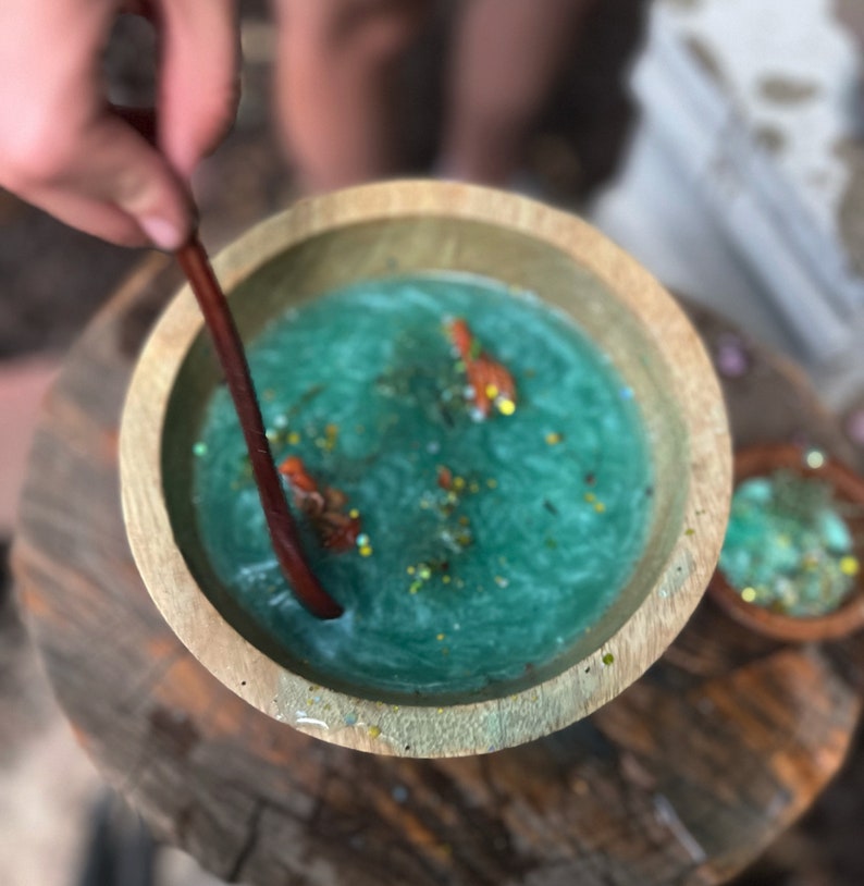 Enchanted Forest Potion Kit for Kids | Sensory Play Kit | Nature Craft Activity | Waldorf Inspired Fairy Potion Set | Outdoor Montessori Toy image 5