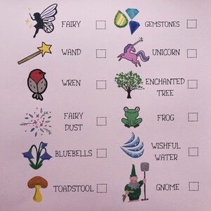 Scavenger Hunt DIGITAL | Fairy Printable | DIGITAL DOWNLOAD ...