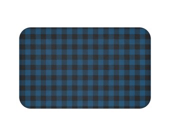 Items Similar To Farmhouse Bath Mat Padded Microfiber