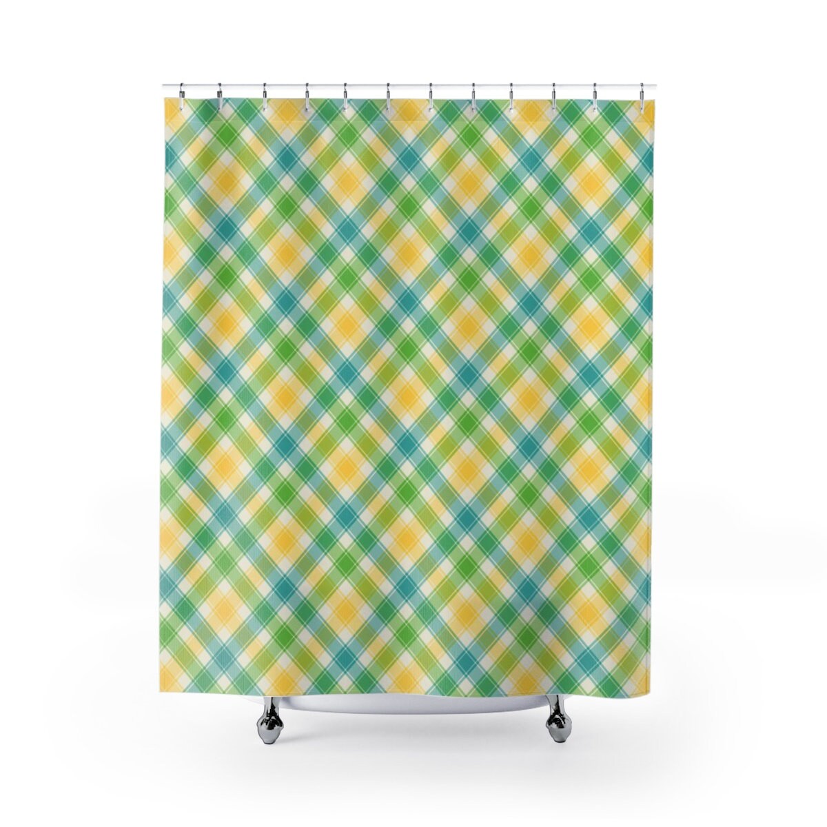 Summer Shower Curtain Water Resistant Treated Polyester In Etsy