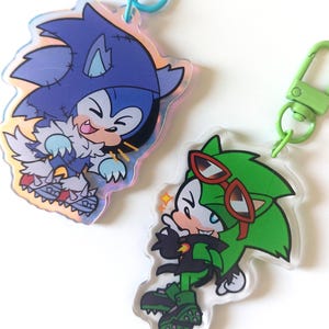 Scourge & Werehog Sonic Charms