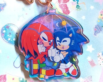 Sonic & Knuckles Iridescent Charm