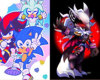 8x10in Sonic Prints
