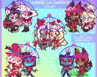 Hazbin Hotel Regenschirm Charms