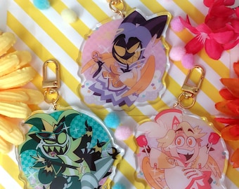 Hellaverse Acrylic Charms! Adam Abel Mammon
