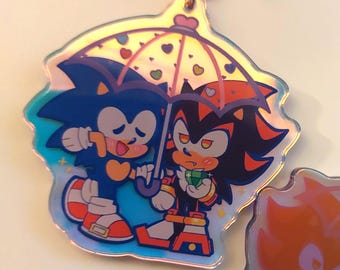 Sonic & Shadow Umbrella Charm