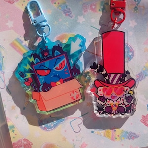 Hazbin Hotel Cat Vox & Hat Val
