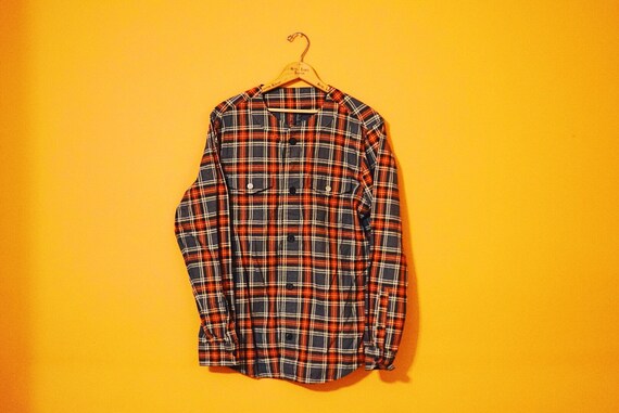 plaid baseball shirt