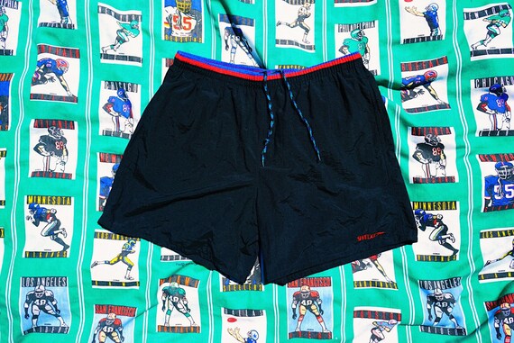 blue speedo swim shorts