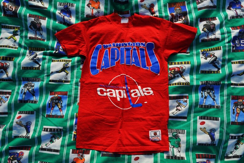 washington capitals vintage t shirts