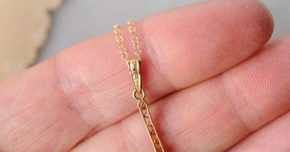 Antique Edwardian 10k Yellow Gold Diamond Butterc… - image 2