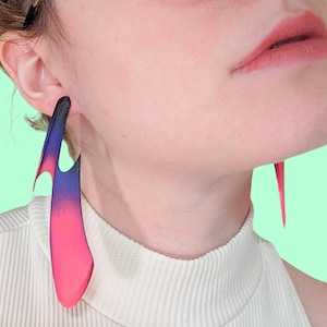 Colourful Statement Earrings — Interstellar — Paraslip
