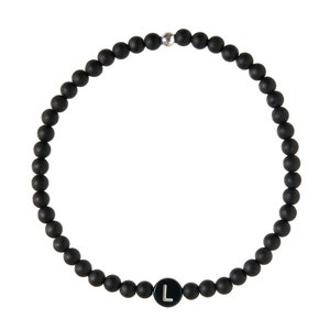 Namensarmband personalisiert / Stretch-Armband Edelstein / Buchstaben-Armband / Turmalinarmband / Karneol