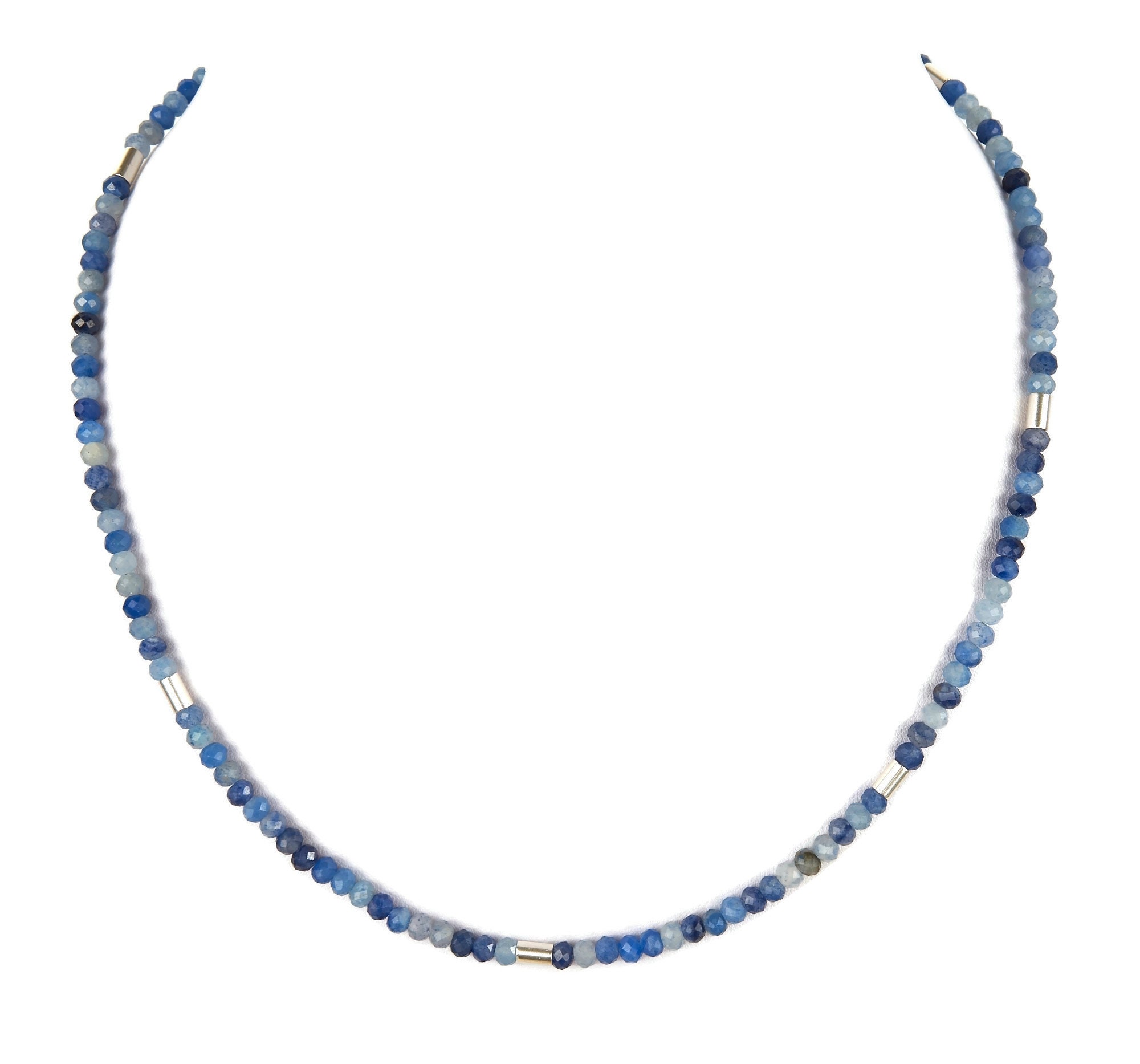 Blue Quartz Necklace - Etsy Canada