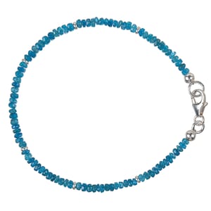 Neon Apatite Bracelet Silver