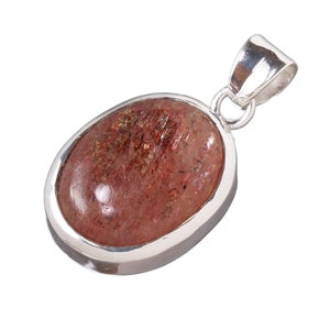 Sunstone Pendant 925 Silver