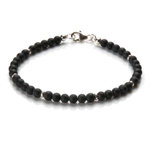 Tourmaline black/Schörl bracelet silver